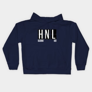 HNL - Honolulu HI Airport Code Souvenir or Gift Shirt Kids Hoodie